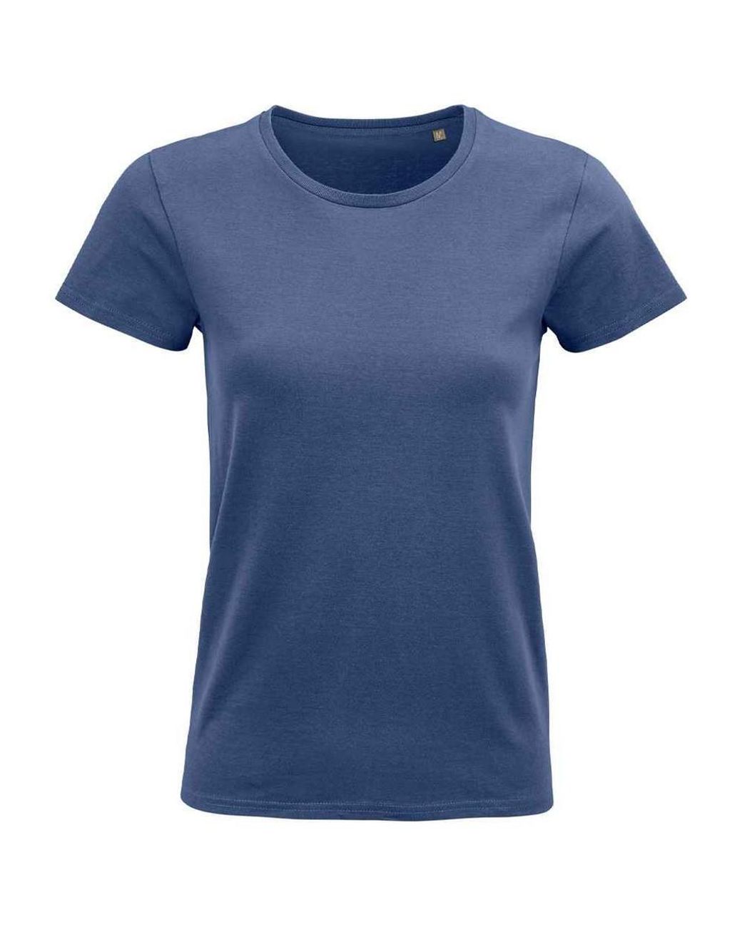 Sol's Blue Ladies Pioneer Organic T-Shirt (Denim)