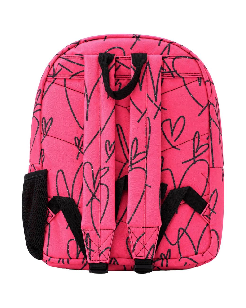 Hype Pink Scribble Hearts Backpack