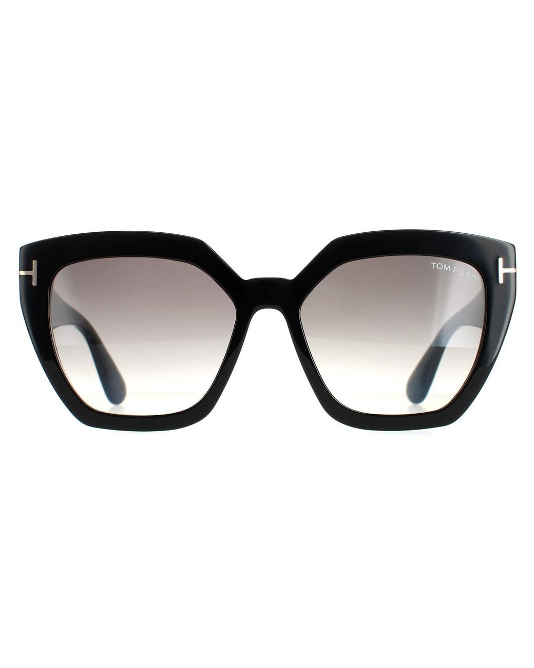 Tom Ford Black Square Shiny Smoke Gradient Ft0939 Phoebe
