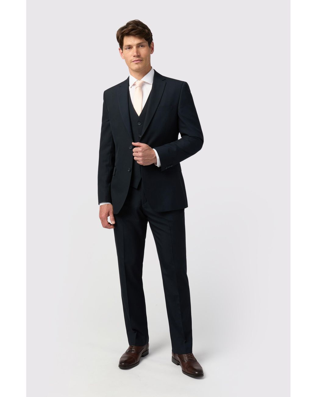Limehaus Blue Regular Fit Jacket for men