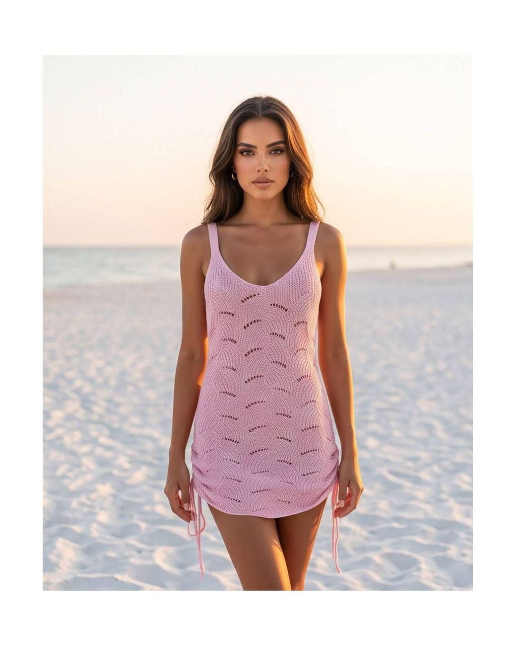 RYVAN Pink Knit Dress