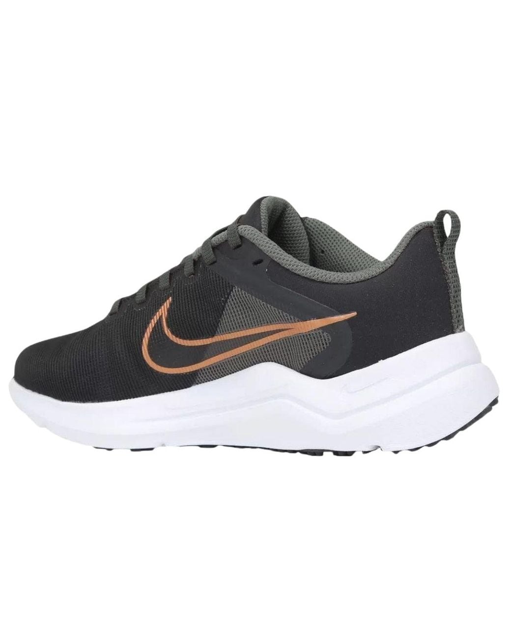 Nike Gray Downshifter 12 Training Copper Logo Trainers Textile