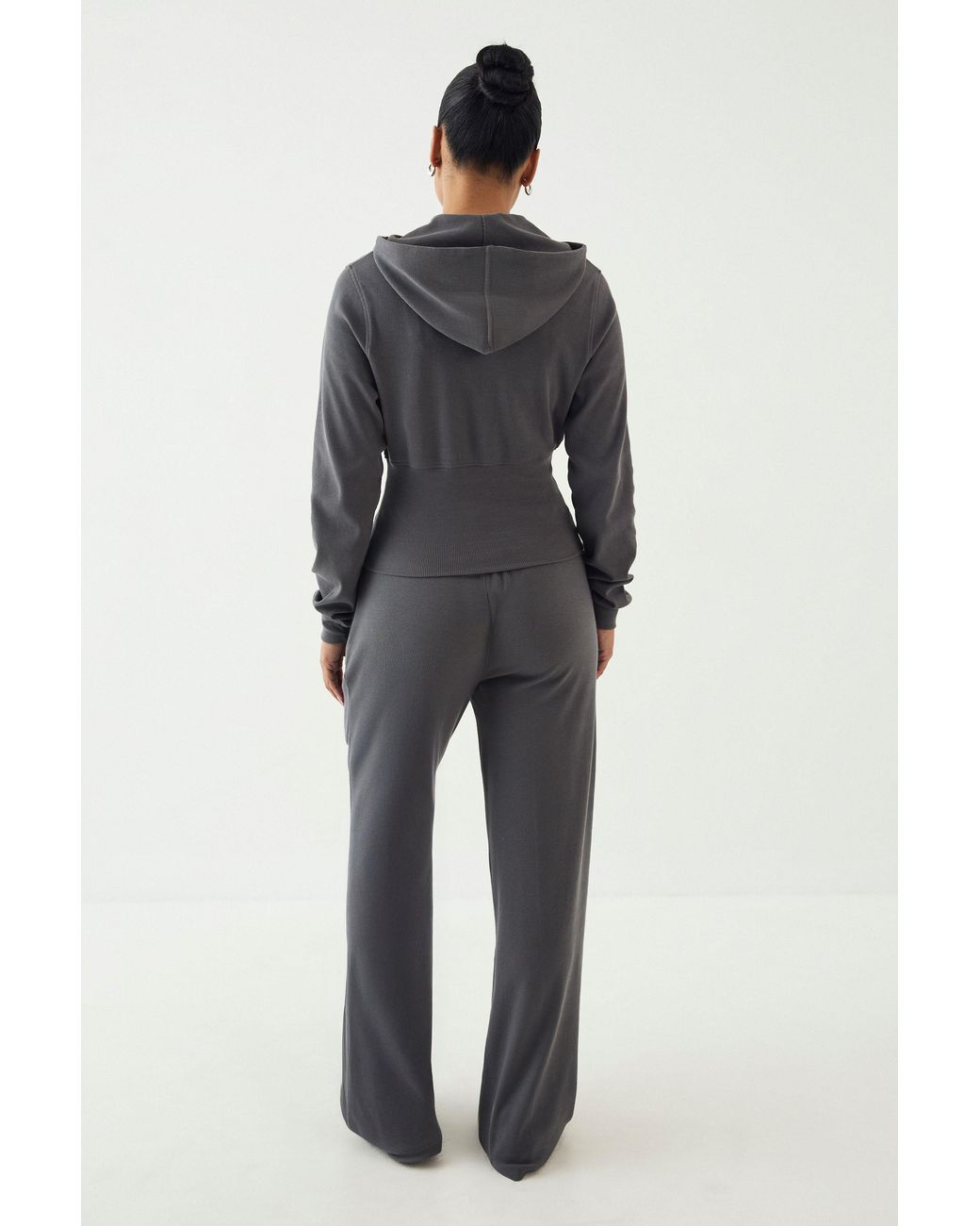 DSGN Studio Blue Heavy Rib Straight Leg Jogger