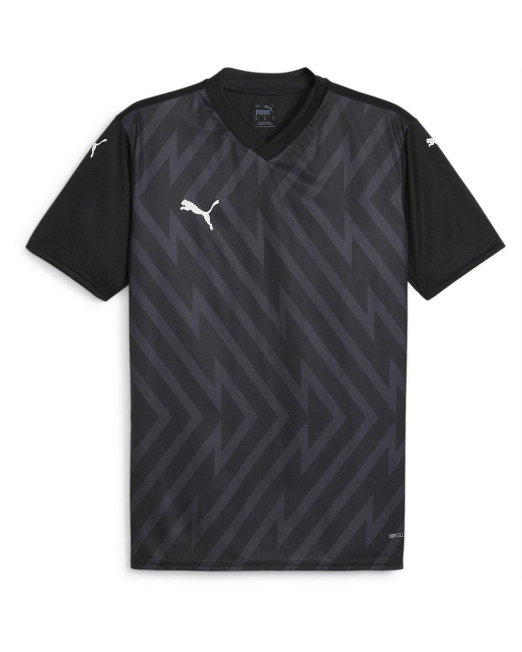 PUMA Black Teamglory Jersey T-Shirt for men