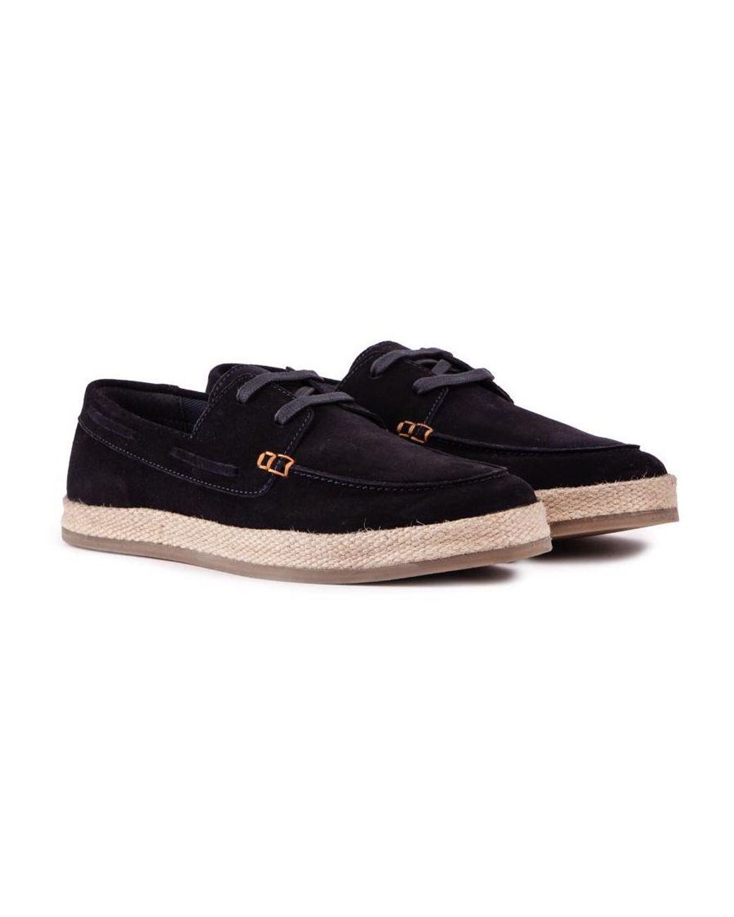 Silver Street London Black Northolt Shoes for men