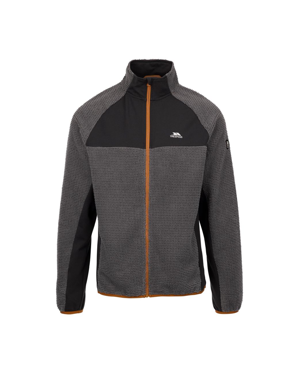 Trespass Gray Cranwell Fleece Jacket (Storm) for men