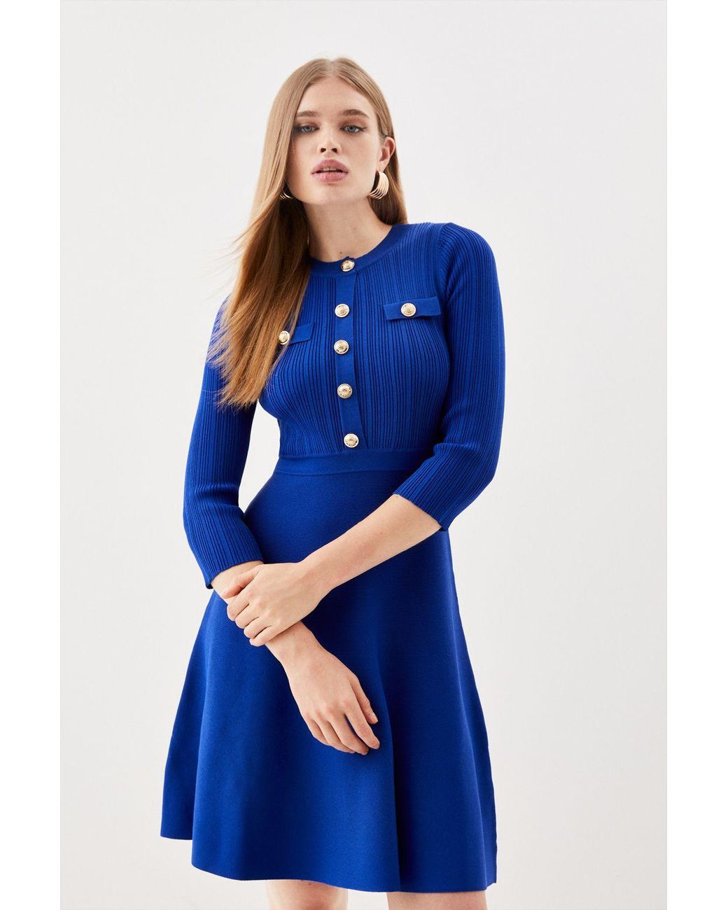 coperni knit dresses COPERNI Knotted Sleeved Dress – LAW DIVINE main image 0