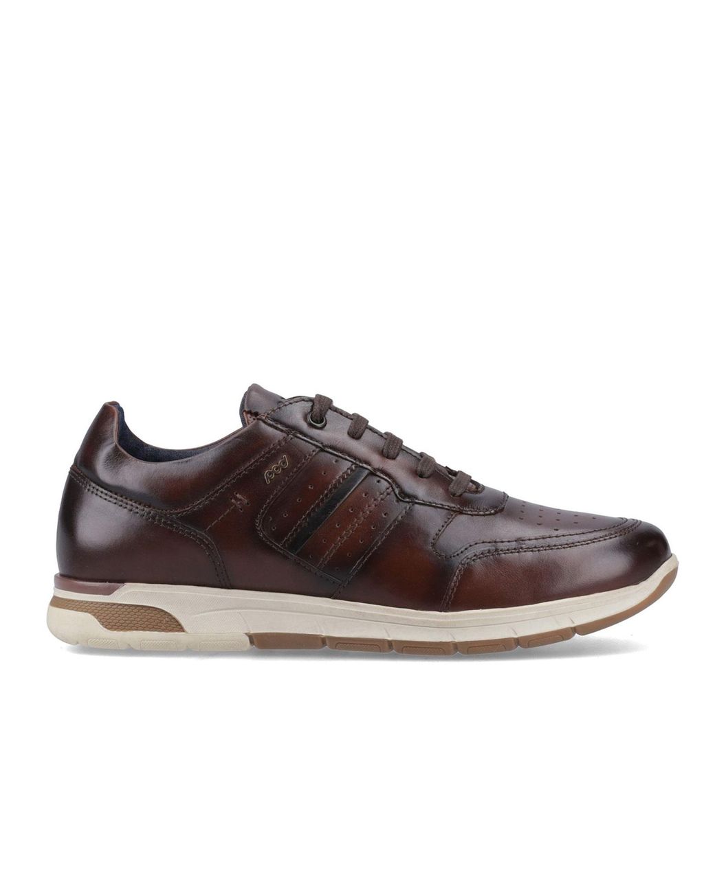 Pod Brown Arrow Leather Shoes for men