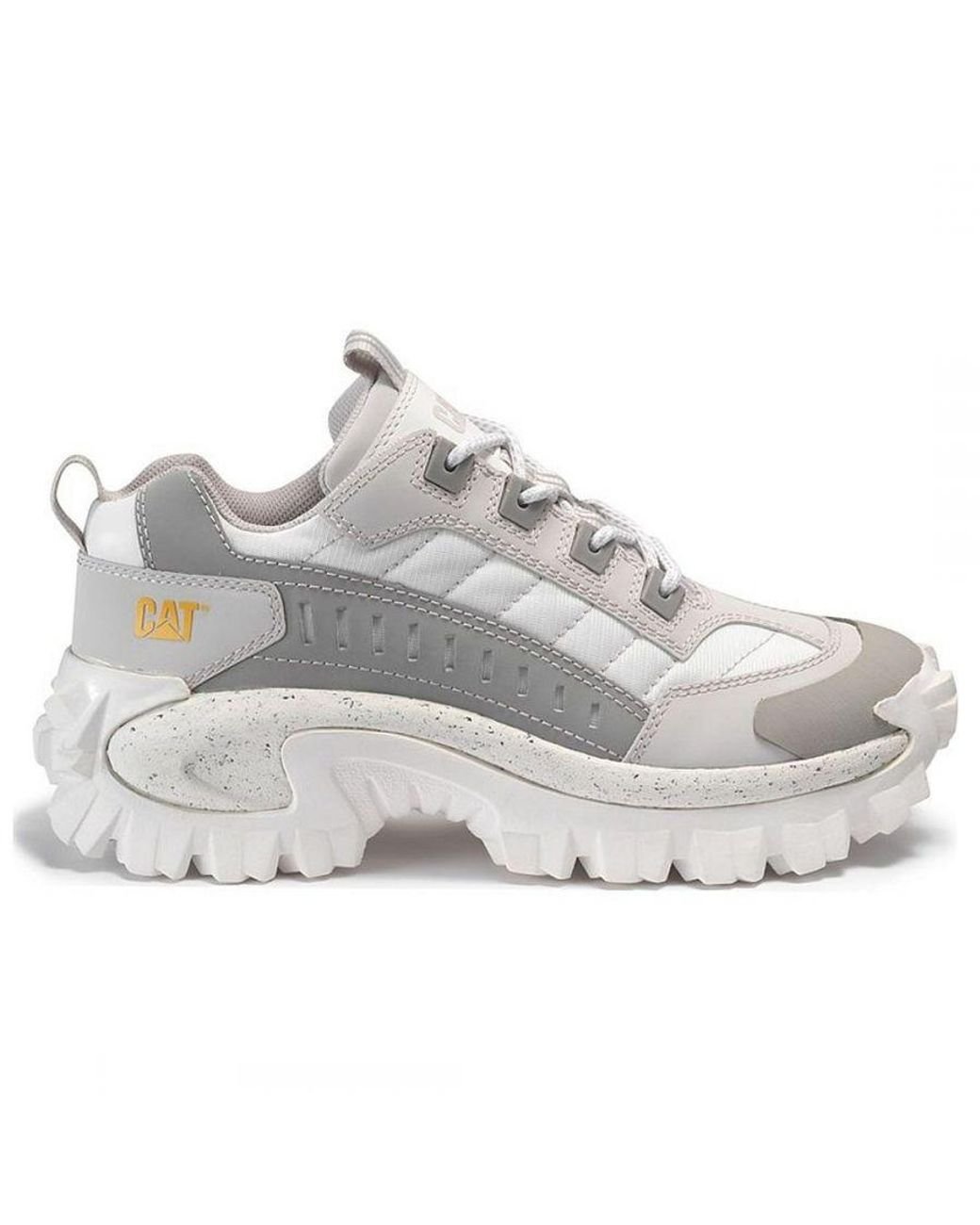 Caterpillar Cat Intruder White Trainers in Grey Lyst UK