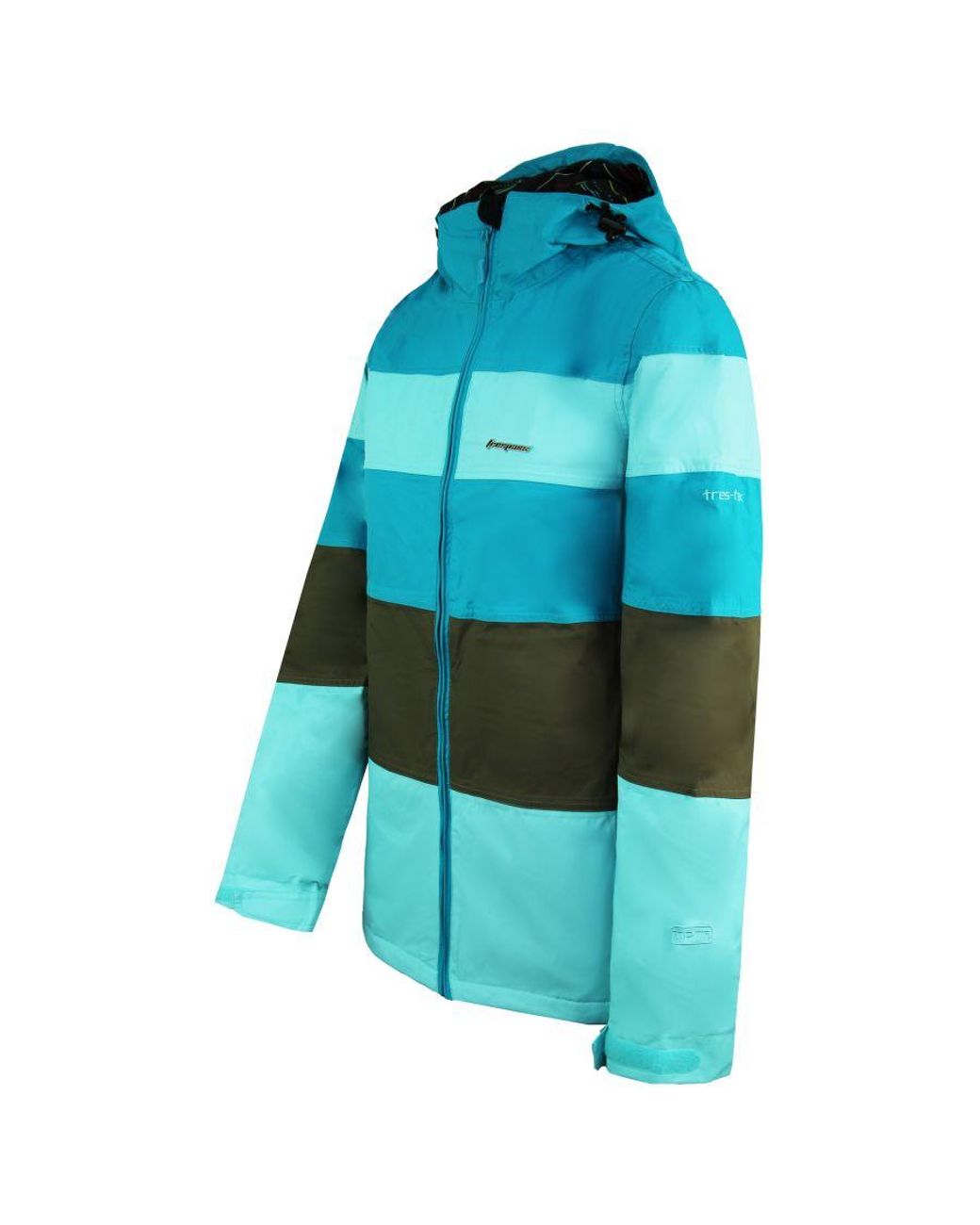 Trespass Blue Waterproof Breathab Trilogy Elevate Jacket Fajkskf20028 Gst