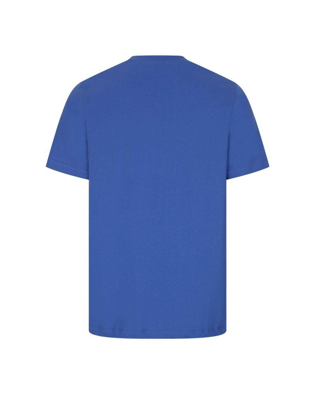 Nike Blue Sportswear Swoosh Logo T-Shirt Cotton for men