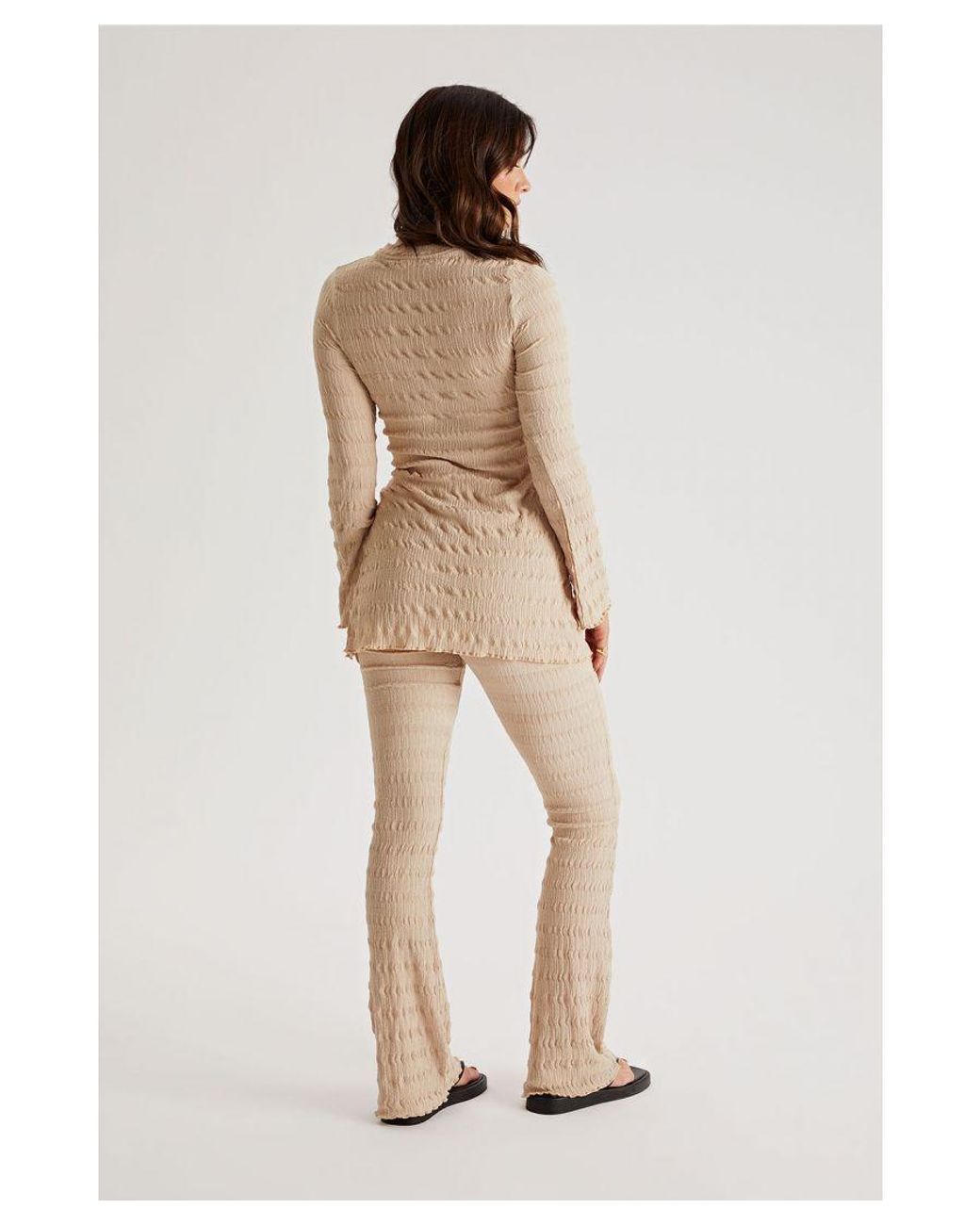 Urban Bliss Natural Flared Textured Set