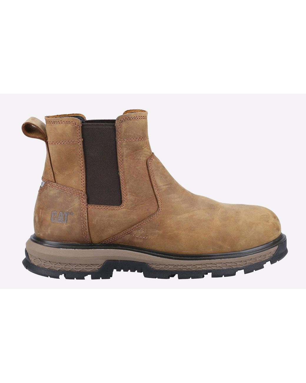 Caterpillar Safety Black Exposition Chelsea Boots for men