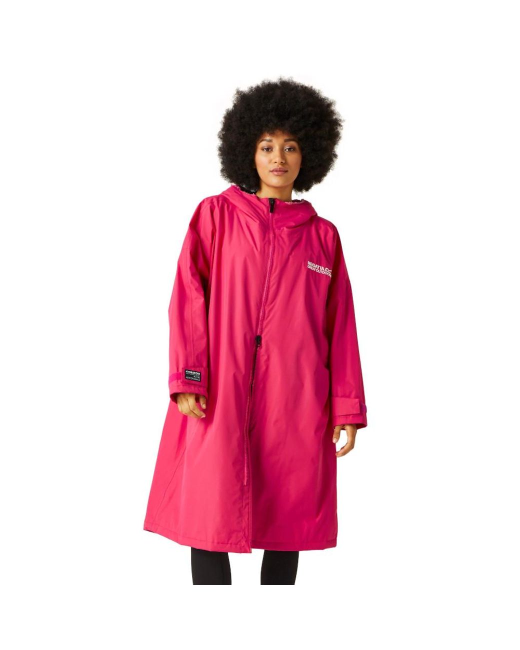 Regatta Pink Adult Waterproof Fleece Lined Robe Jacket for men