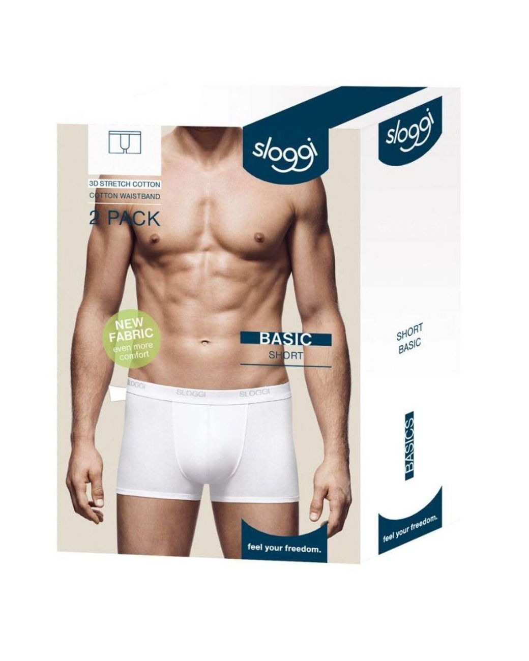 Sloggi White Basic Short 2P for men