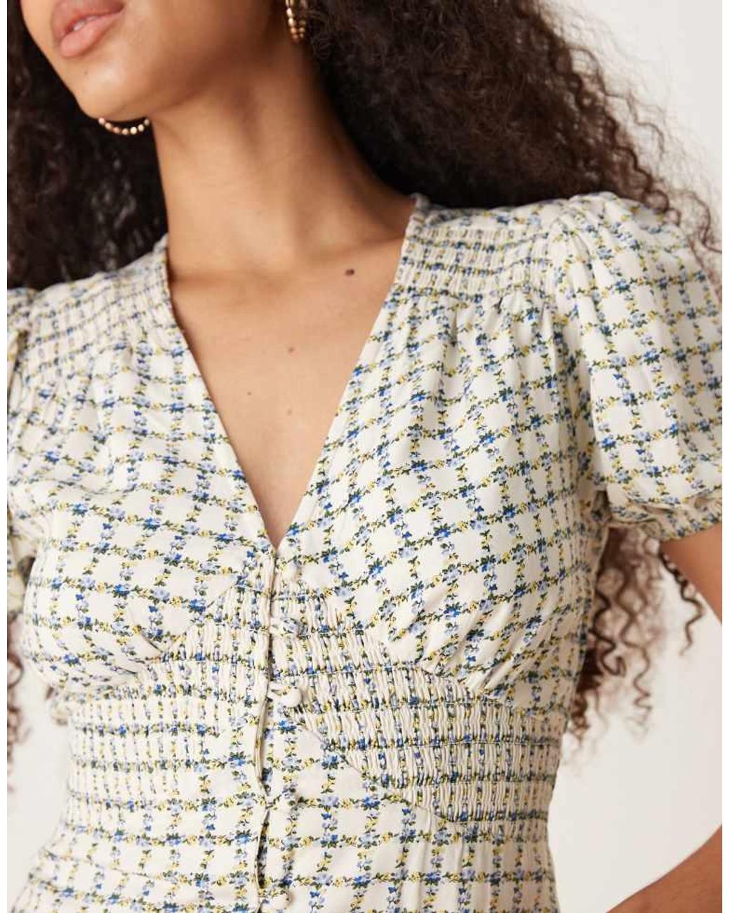 Nobody's Child Natural Lucinda Midi Tea Dress