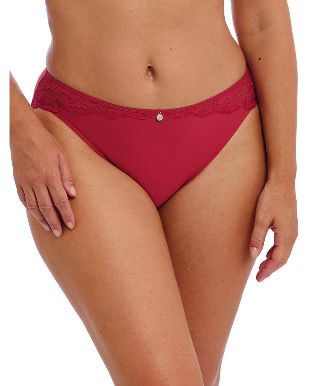 Fantasie Red Reflect Brief
