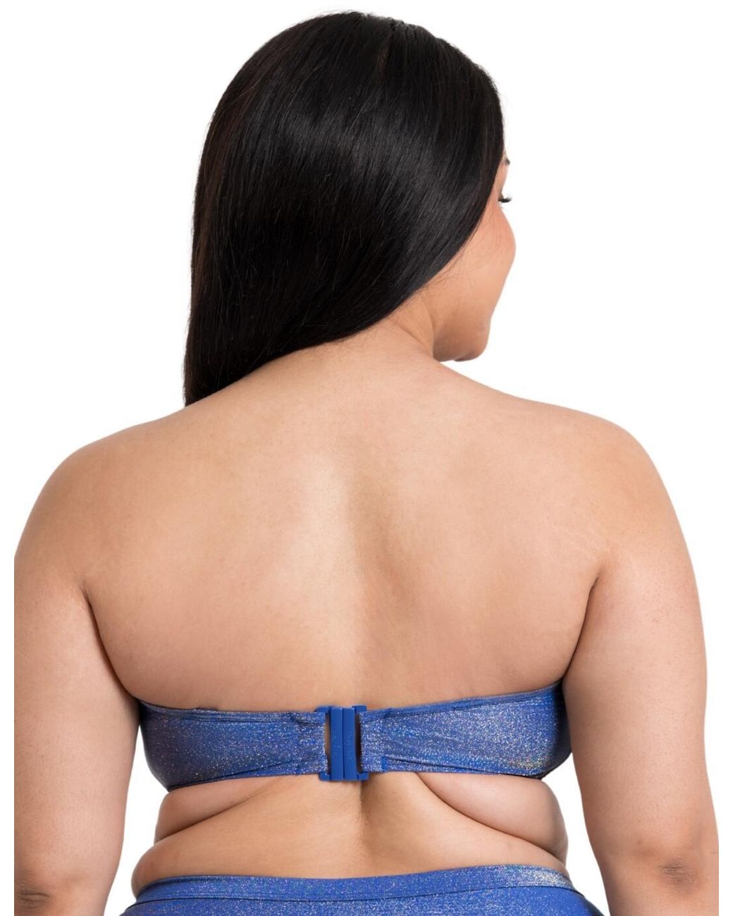 Curvy Kate Blue Cs037307 Sapphire Seas Multiway Bandeau Bikini Top