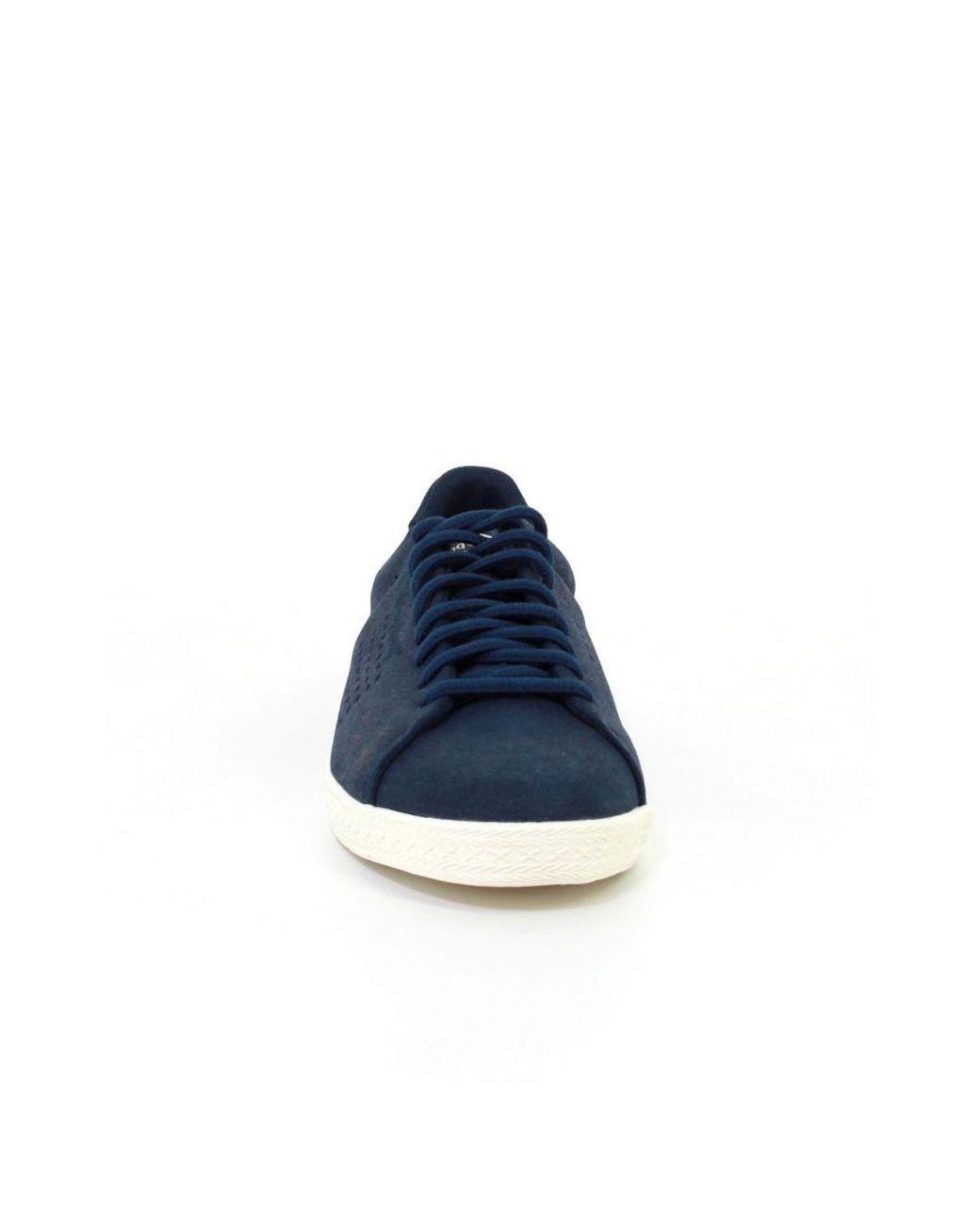 Le Coq Sportif Blue Charline Metallic Trainers