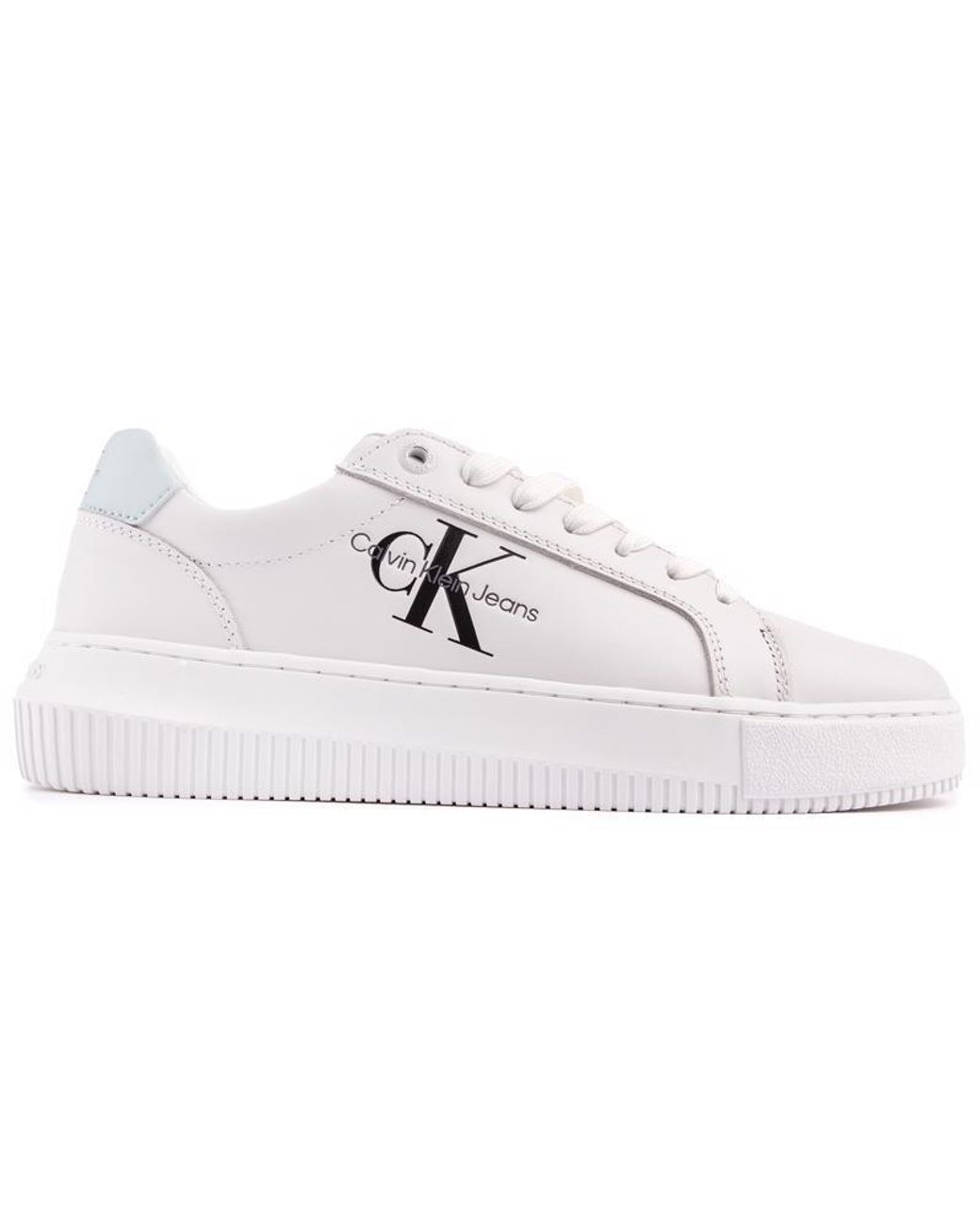 Calvin Klein White Chunky Cupsole Trainers