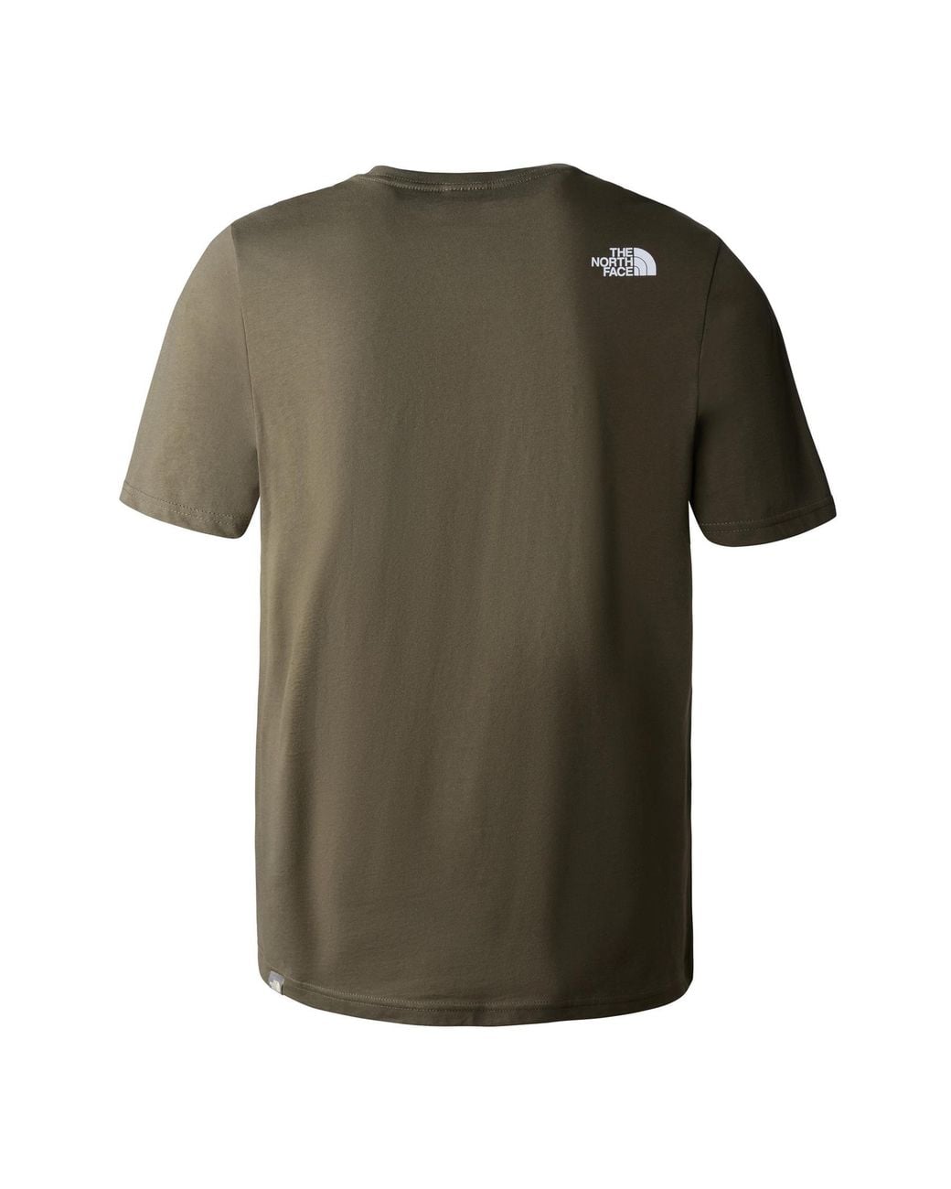 The North Face Green Easy Tee T Shirt New Taupe Cotton for men
