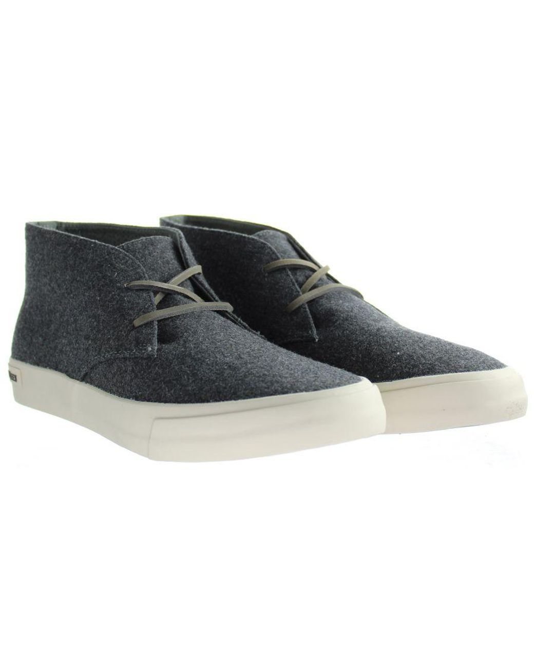 Seavees Blue Maslon Desert Dark Boot Sur Boots Wool for men