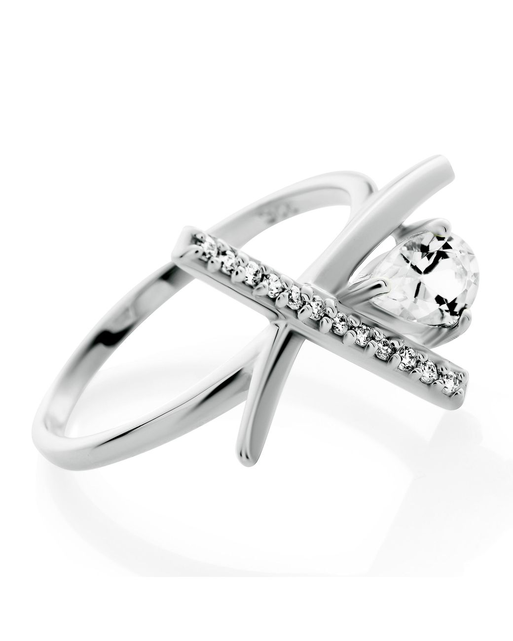Orphelia Metallic 'Charlotte' 925 Sterling Ring