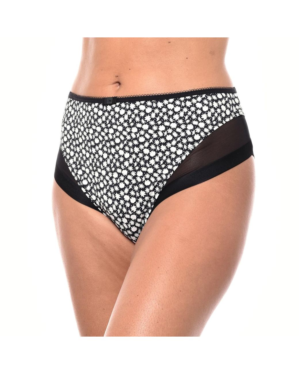 Dim Black Generous Elastic And Breathable Fabric Panties 00A63 For Offers Comfort And Natural Movement