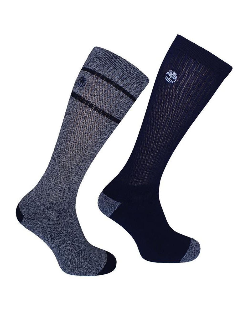 Timberland Blue 2-Pack Core Striped Socks for men
