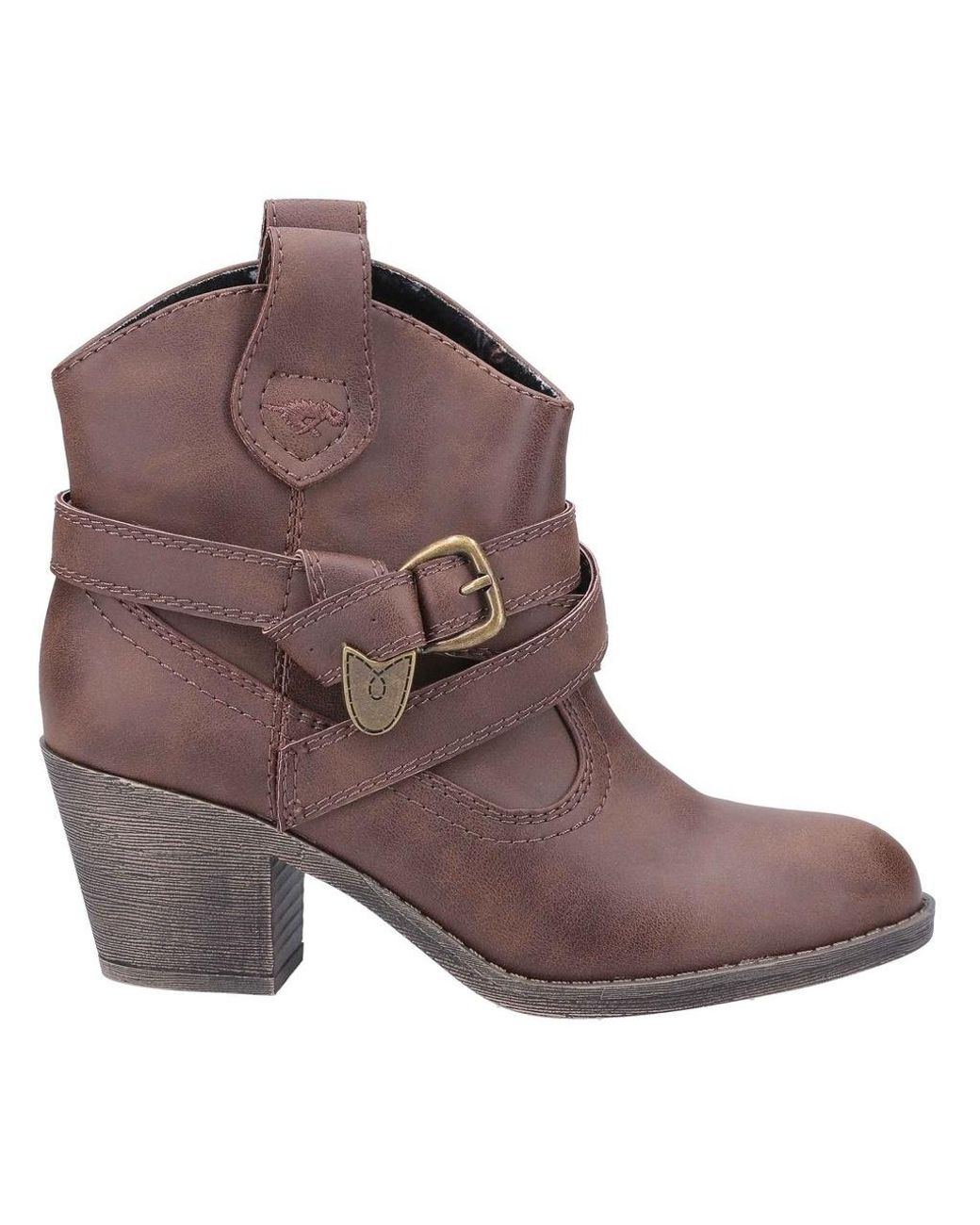 Rocket Dog Brown Ladies Satire Ankle Boots