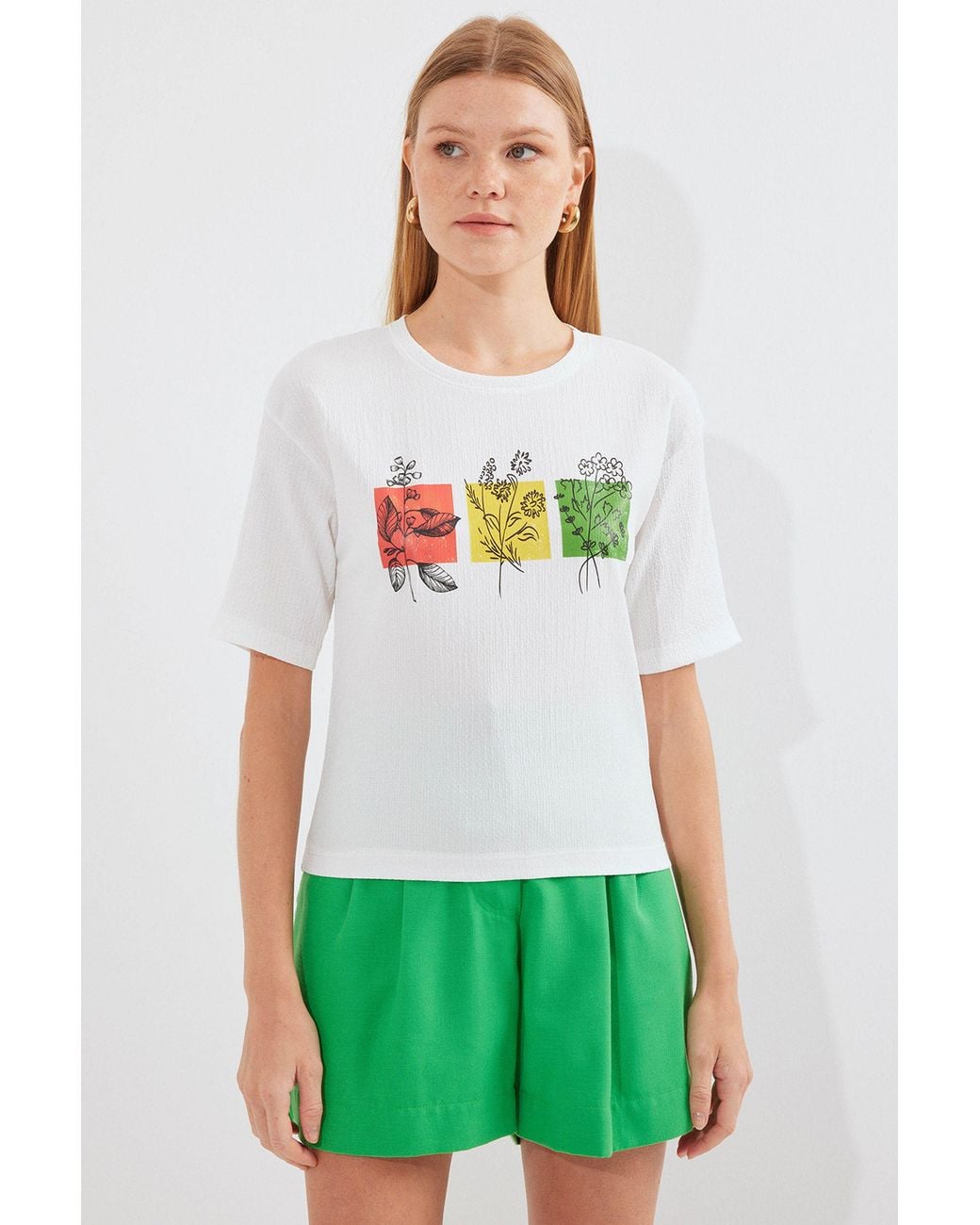 Bigdart Green Printed Crew Neck T-Shirt