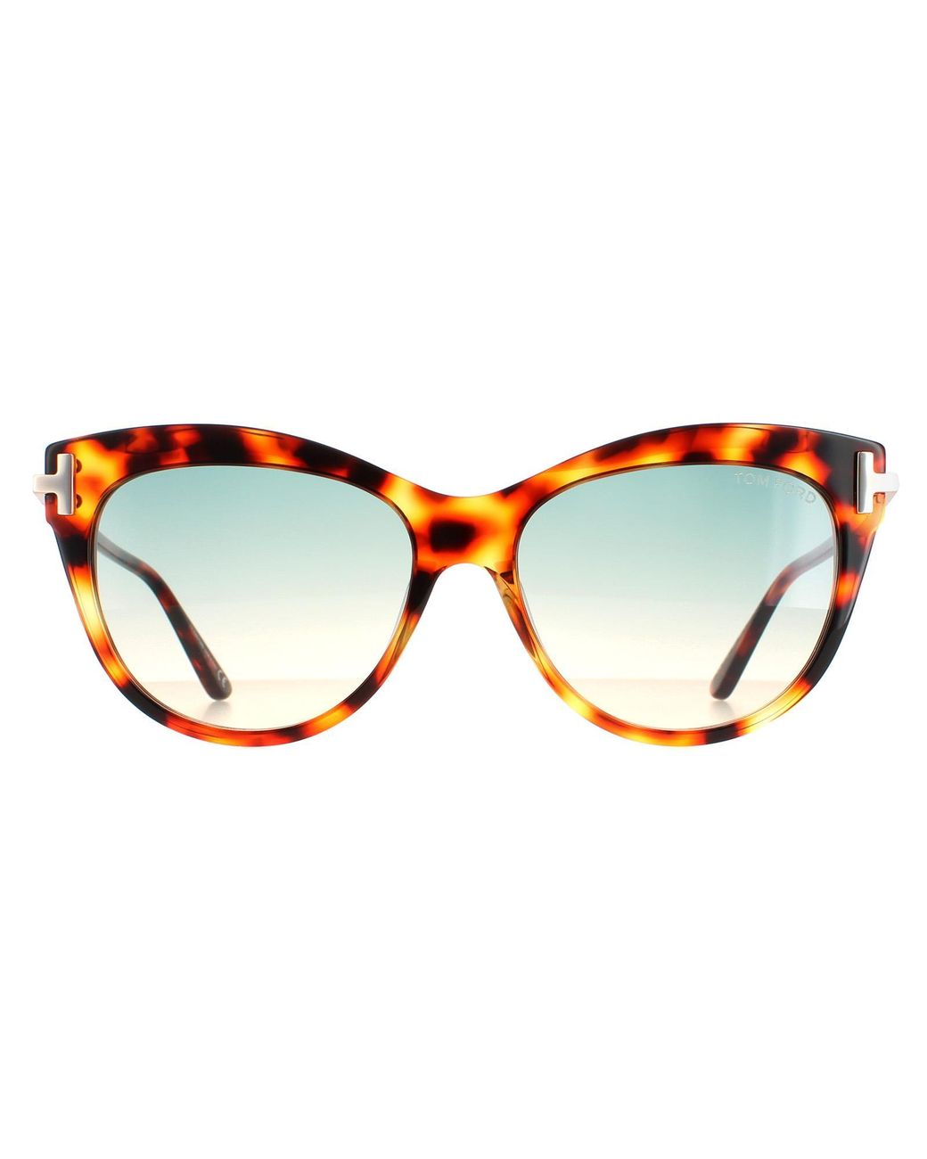 Tom Ford Brown Cat Eye Havana Gradient Kira Ft0821