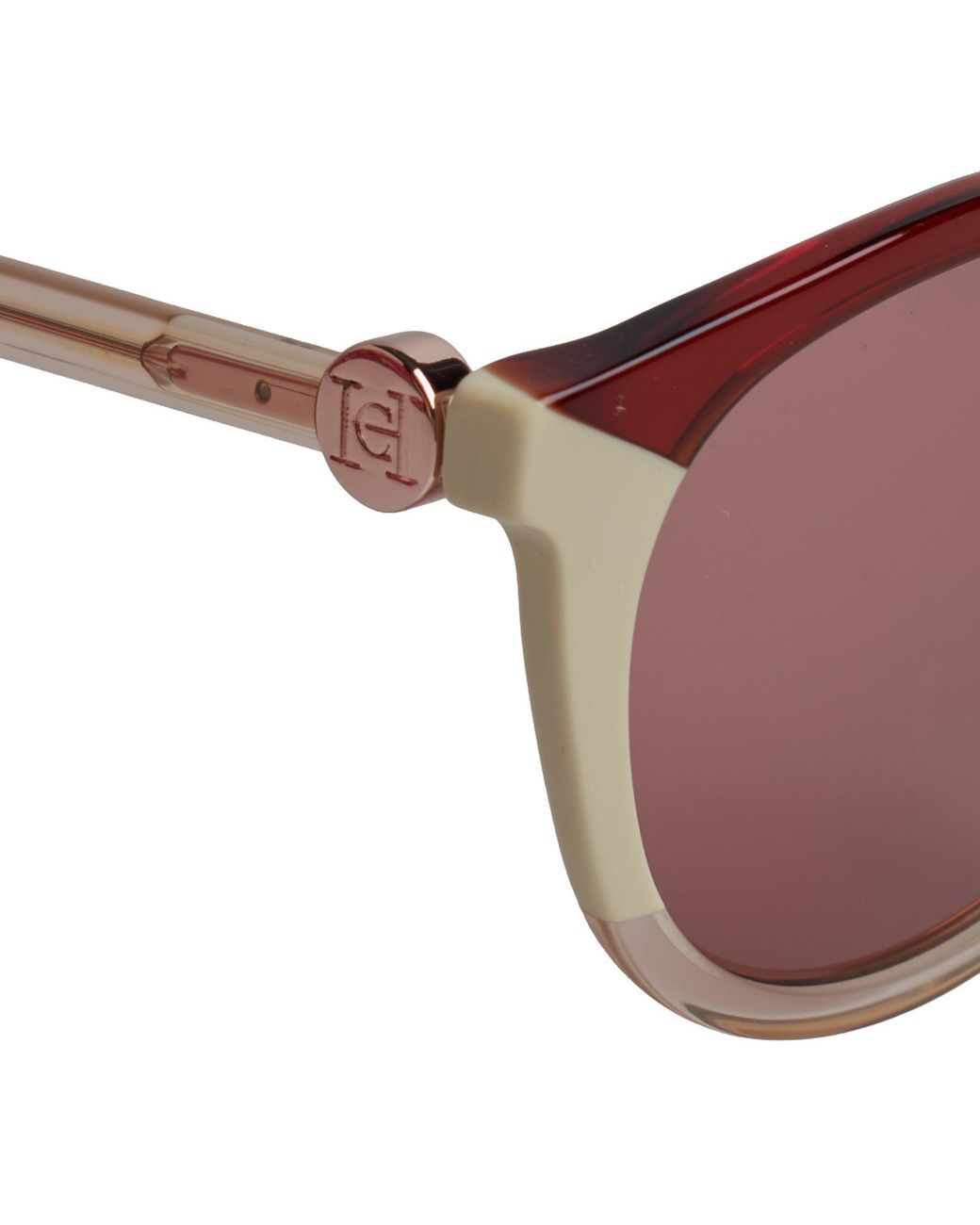 Carolina Herrera Brown Oval Sunglasses Ch0053/S