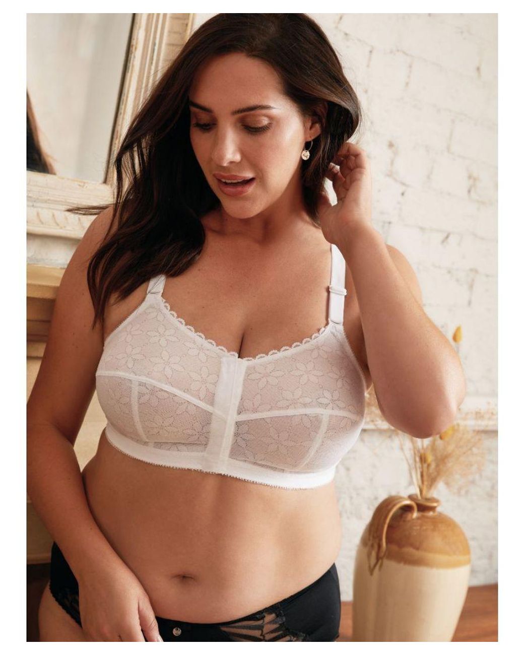 Berlei Gray Classic Full Cup Front Fastening Bra
