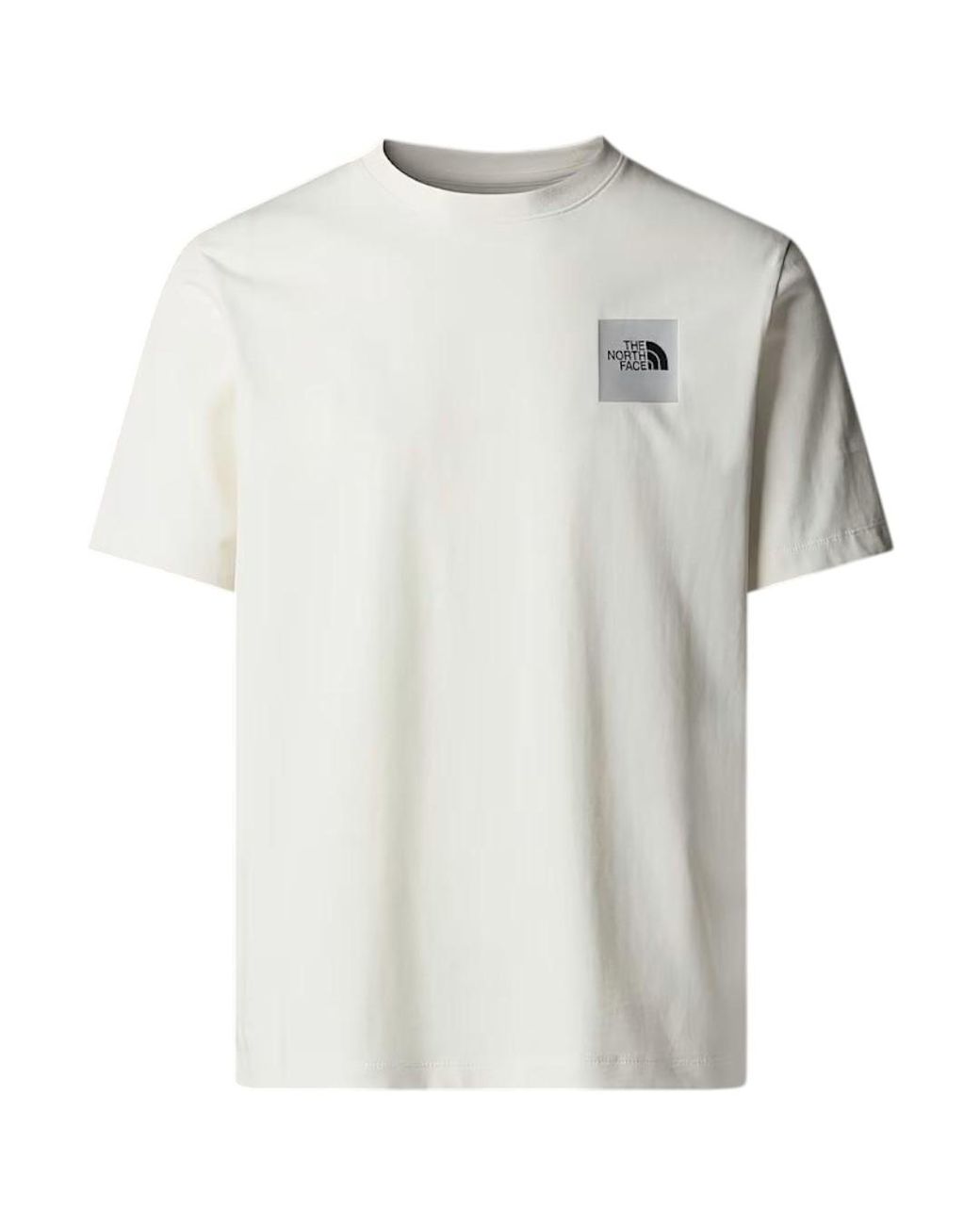 The North Face White U Yots Ss Rlx T-Shirt Dune Cotton for men