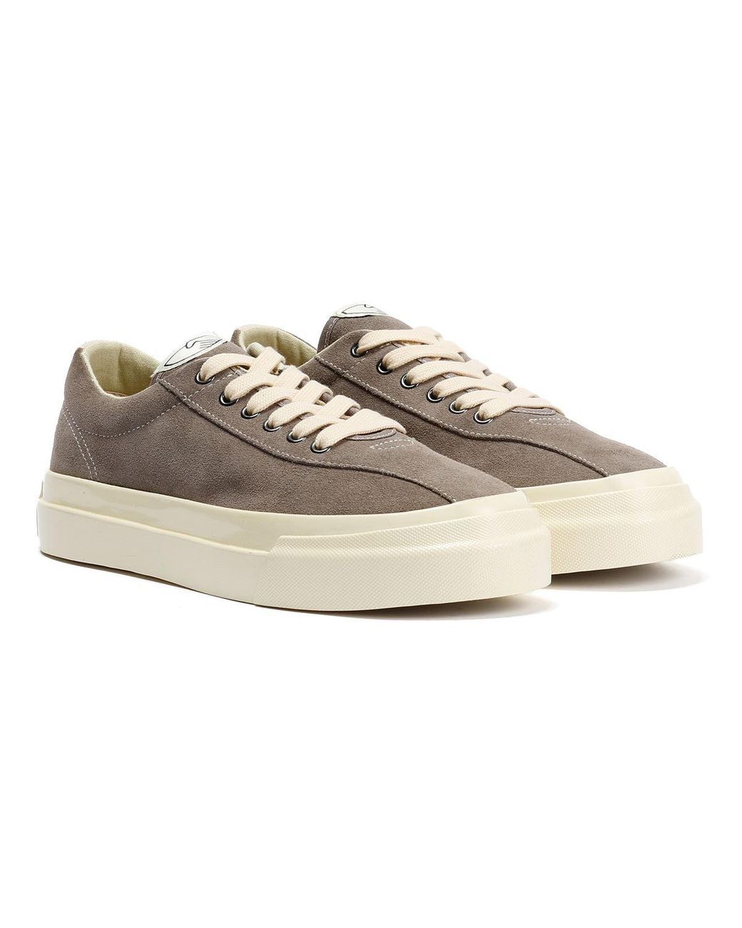 Stepney Workers Club Gray Dellow L Suede Trainers