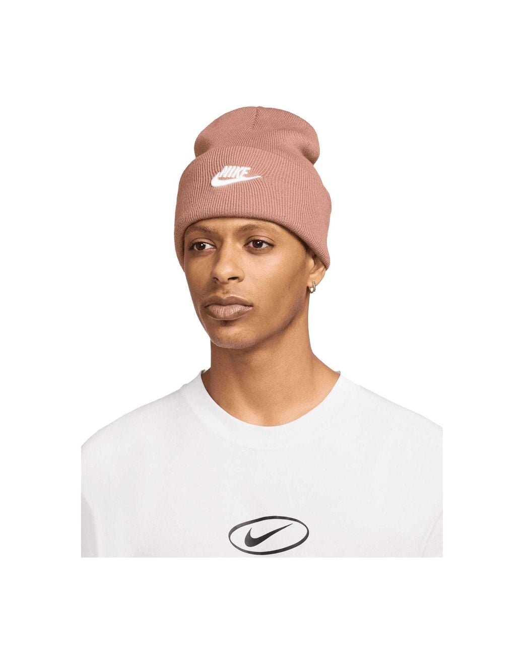Nike White Adult Futura Peak Beanie