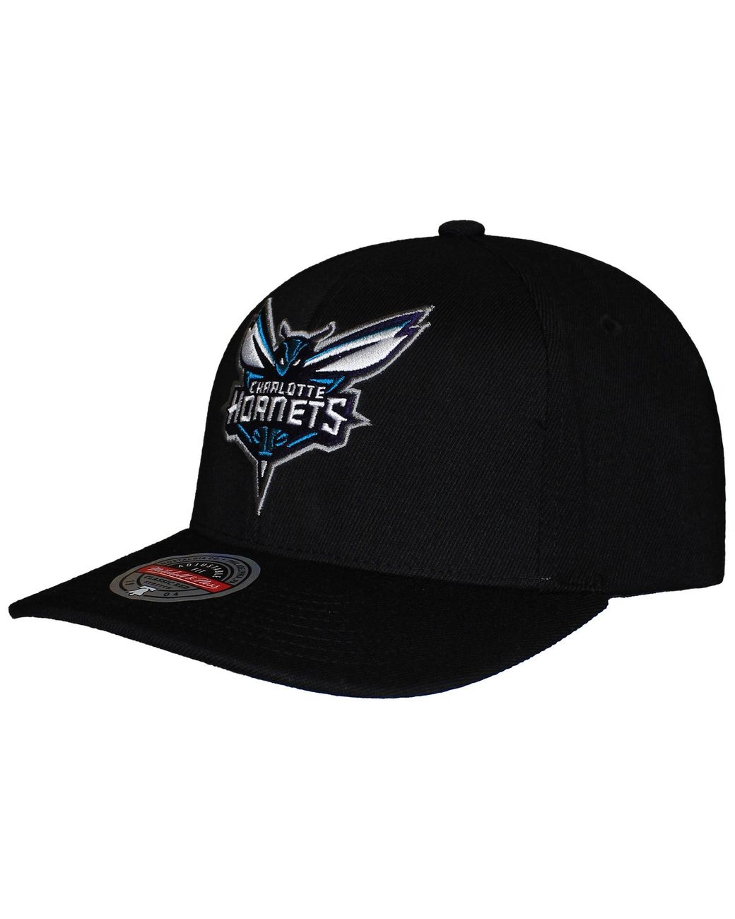 Mitchell & Ness Black Nba Charlotte Hornets Logo Cap for men