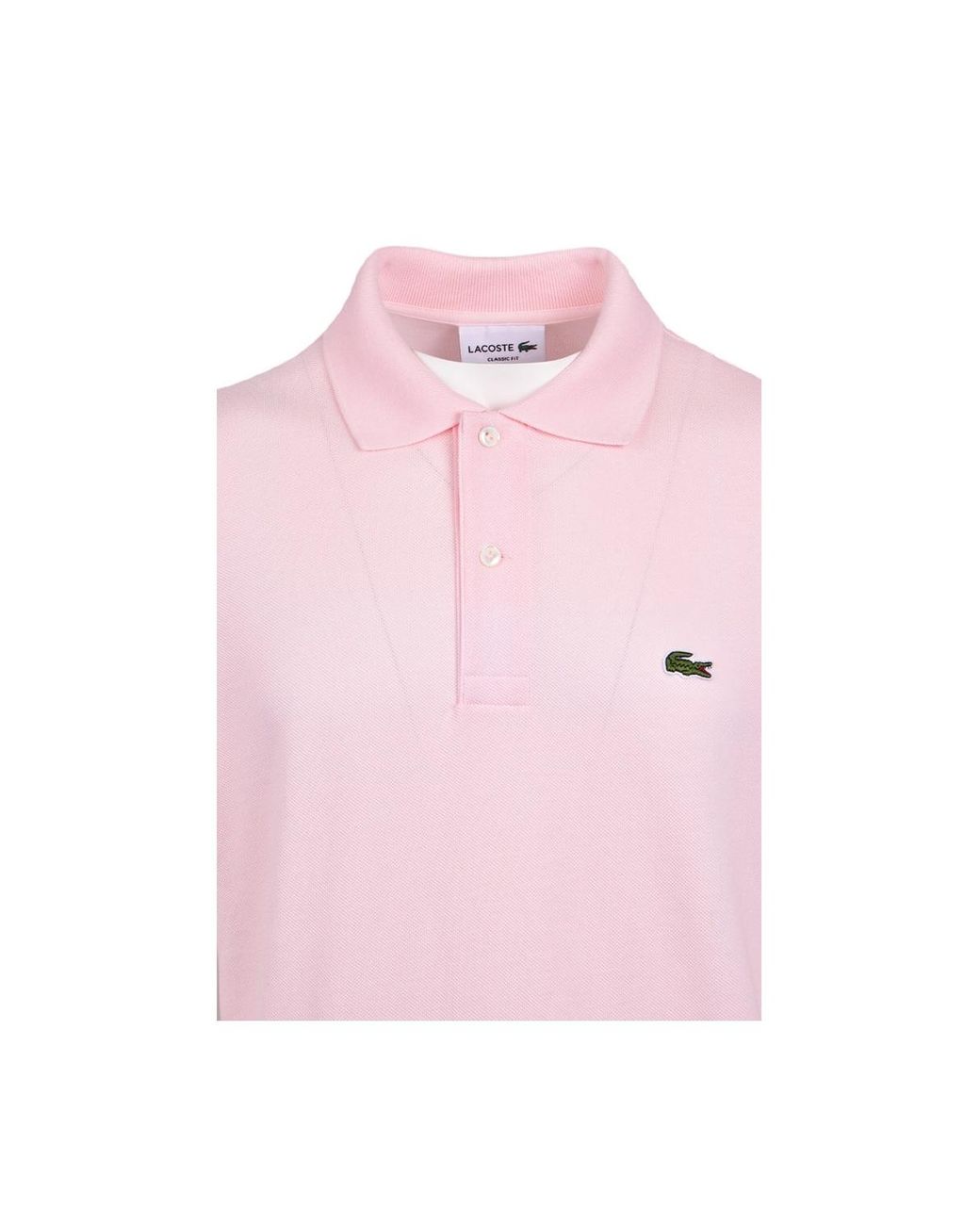 Lacoste Pink Polo for men