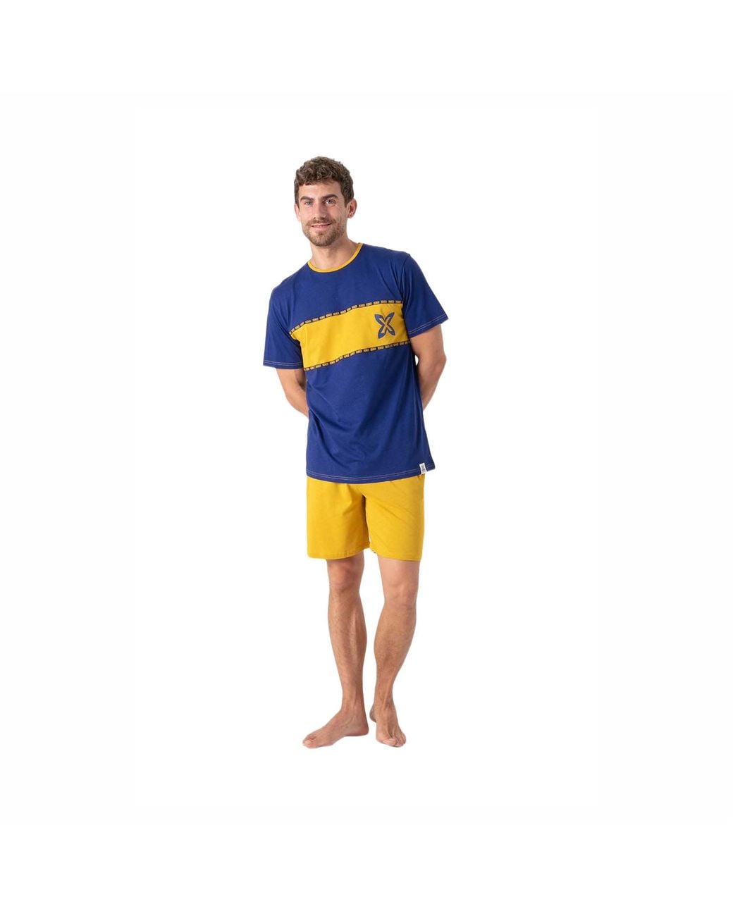 Munich Blue Summer Short Pyjamas Mu9 for men
