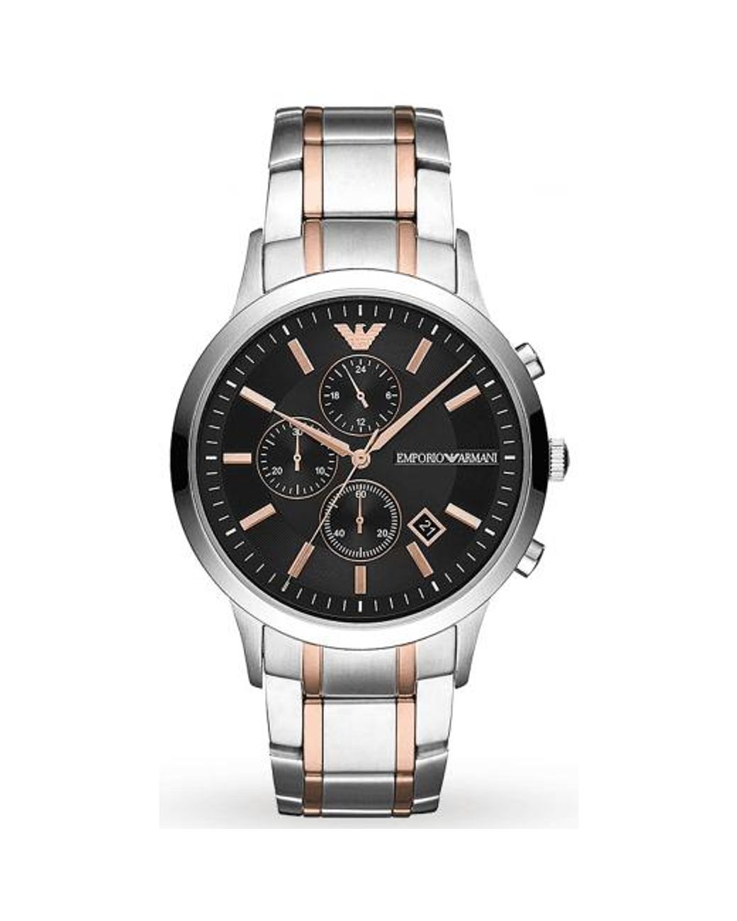 Armani Metallic Emporio Ar11165 Chronograph Watch for men