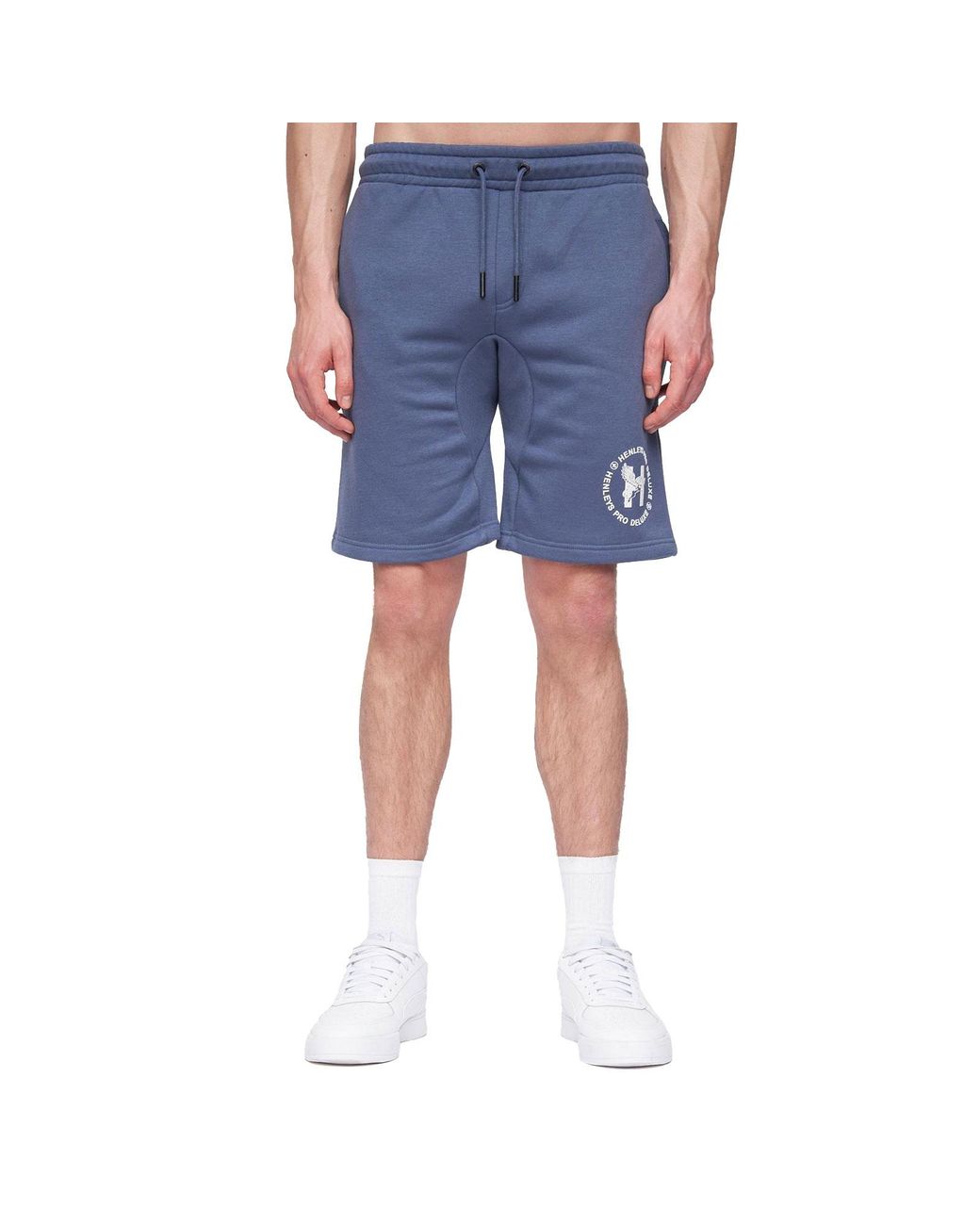 Henleys Blue Metafone Jog Shorts for men
