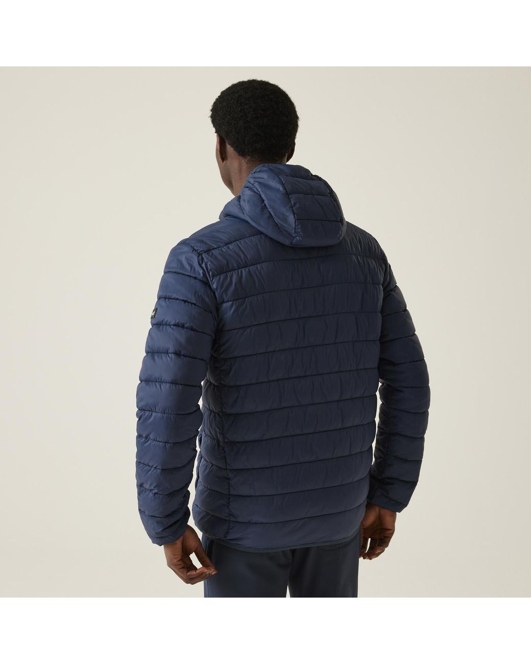 Regatta Blue Marizion Baffled Water-Repellent Jacket Coat for men
