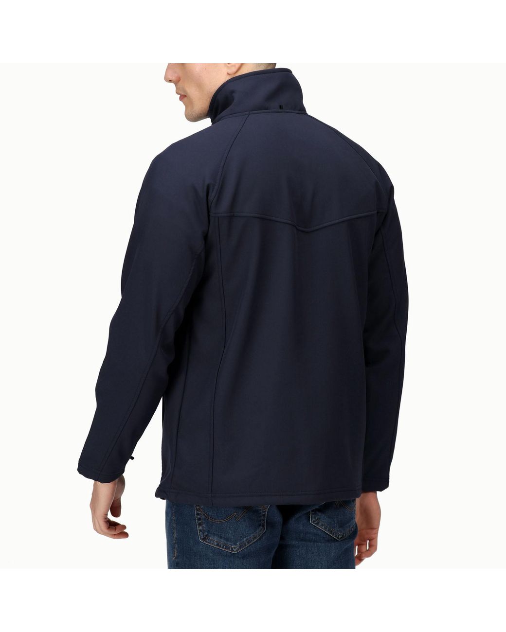 Regatta Blue Professional Uproar Warm Workwear Outdoor Softshell Jacket Coat for men