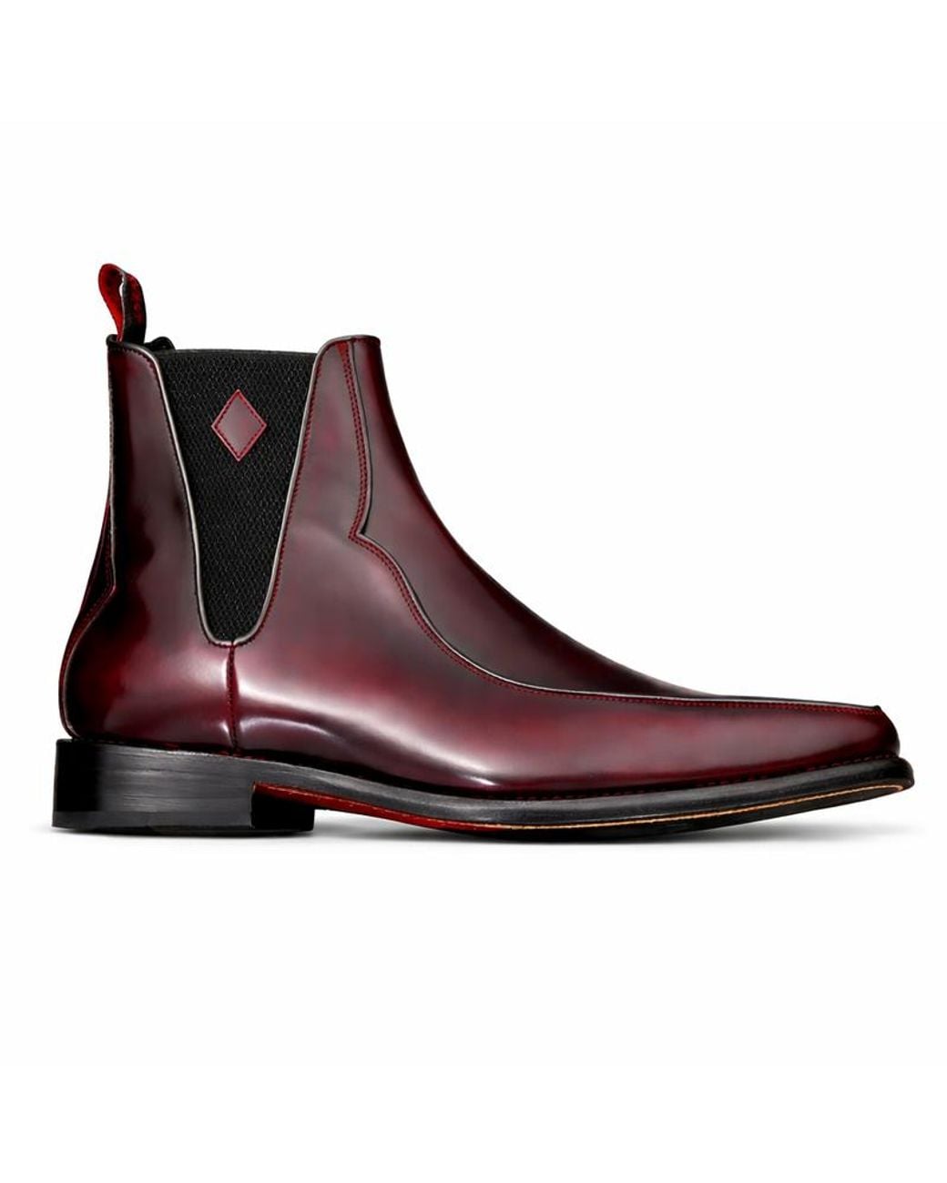 Jeffery West Brown Melly 'Scotts' Piped Apron Chelsea Boot for men