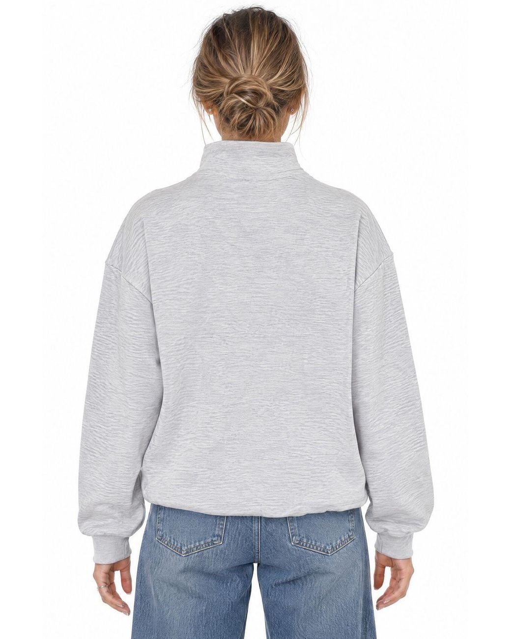 Busem White Crew Neck Sweatshirt