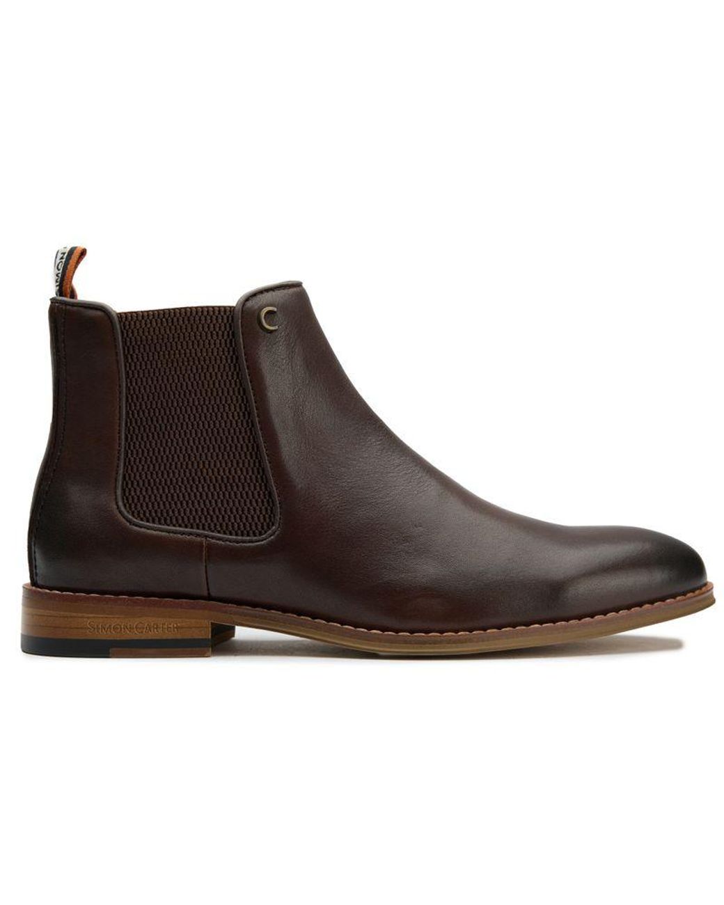 Simon Carter Brown Elgar 2 Chelsea Boots for men