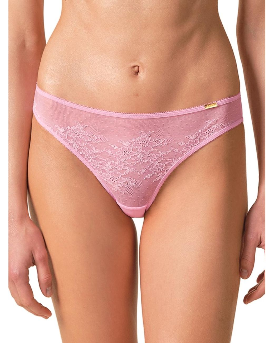 Gossard Pink Glossies Lace Brief