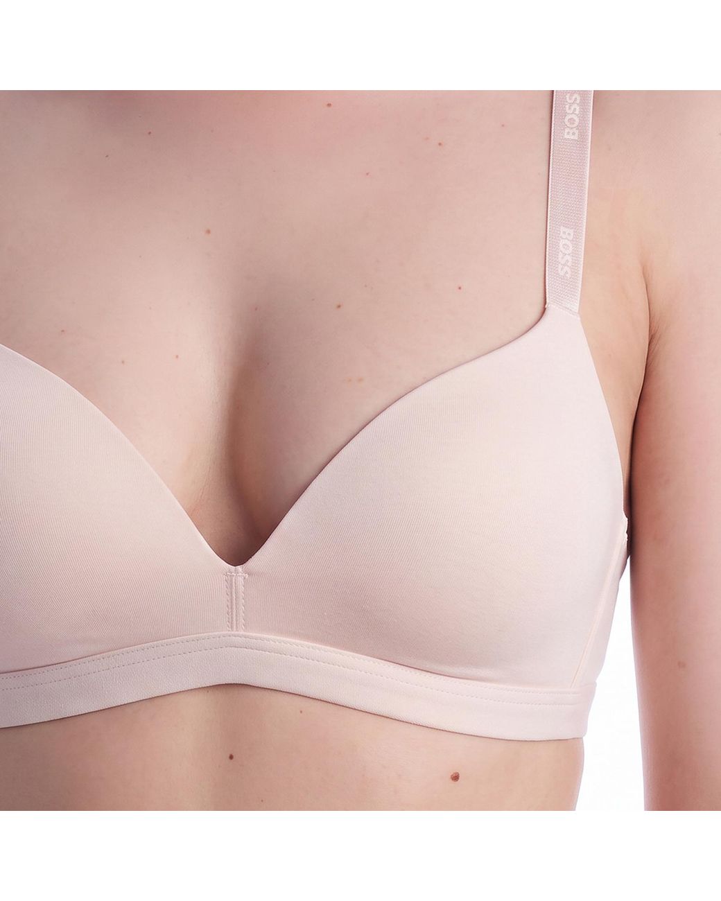 Boss Pink Triangle Bra With Detachable Straps 50502739