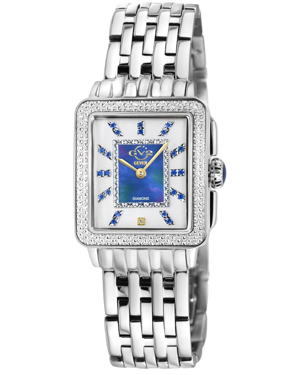 Gv2 Metallic By Gevril Padova Gemstone Swiss Diamond Watch